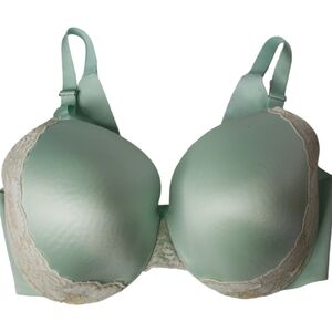 Soma Vanishing Smoothing Bra 38DD Lace Dets Adjustable straps Padded Underwire